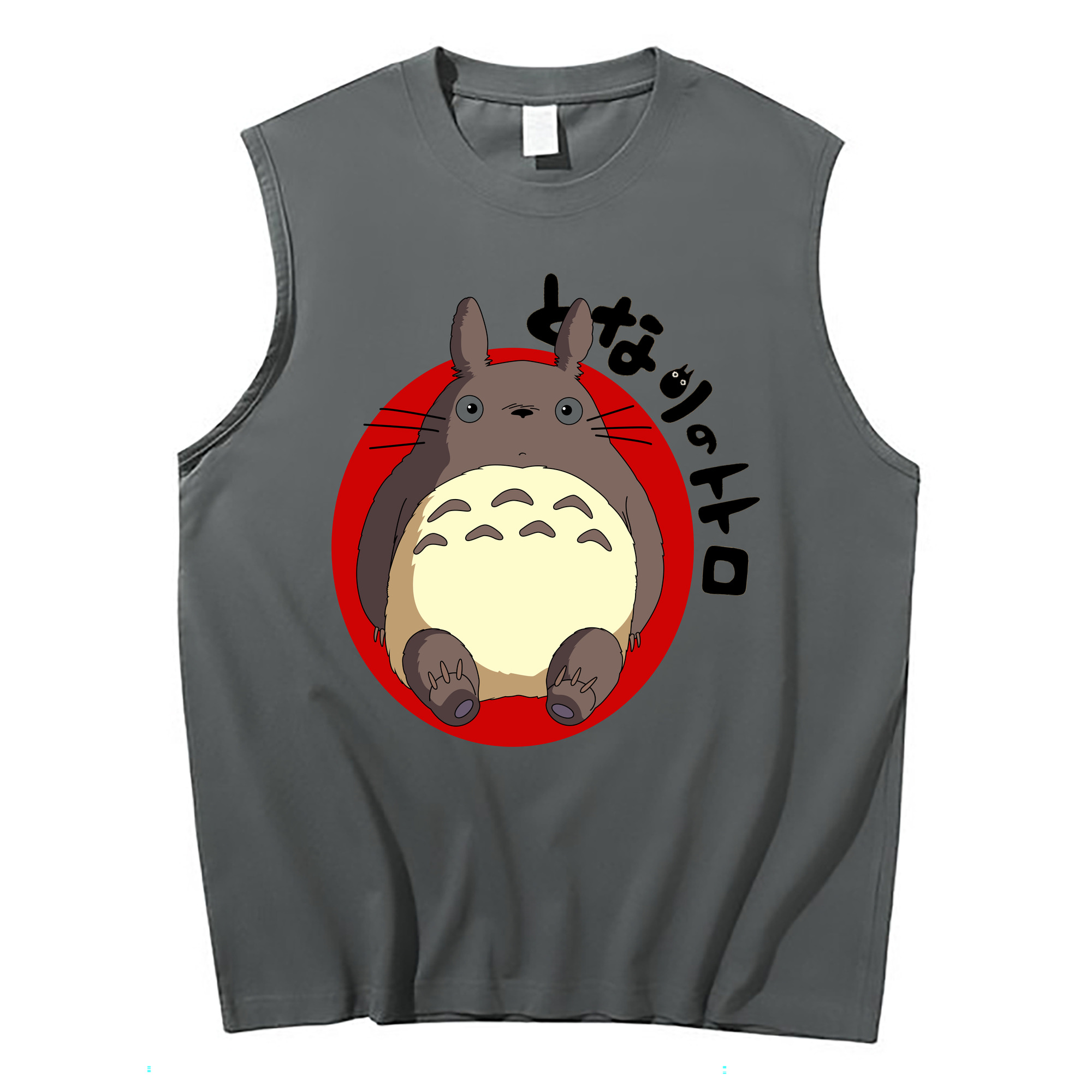 （画像用） となりのトトロ 草壁メイ 草壁サツキ My Neighbor Totoro Satsuki Kusakabe Mei Kusakabe コットン100％タンクトップ（フロントプリント）